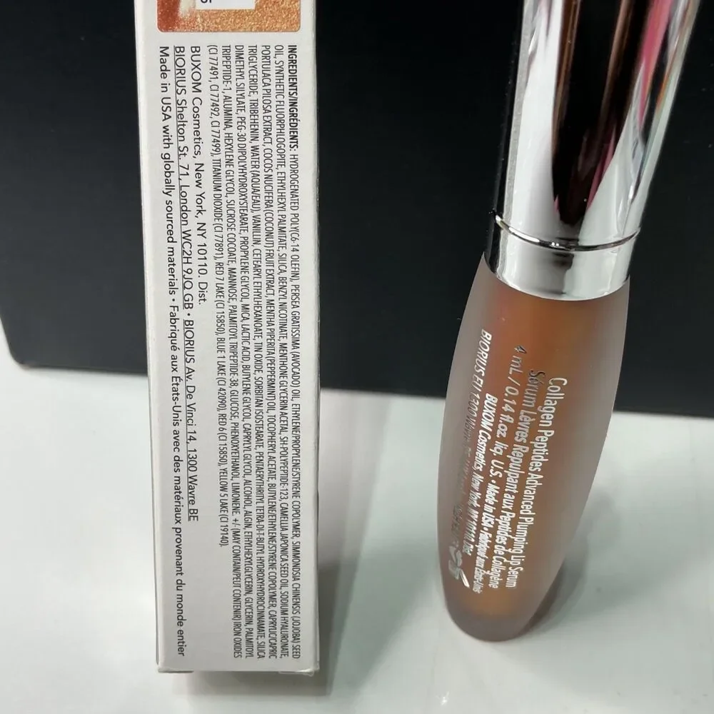 Buxom Plump Shot Collagen Peptides Starstruck Coral Multichrome Tint 4ml